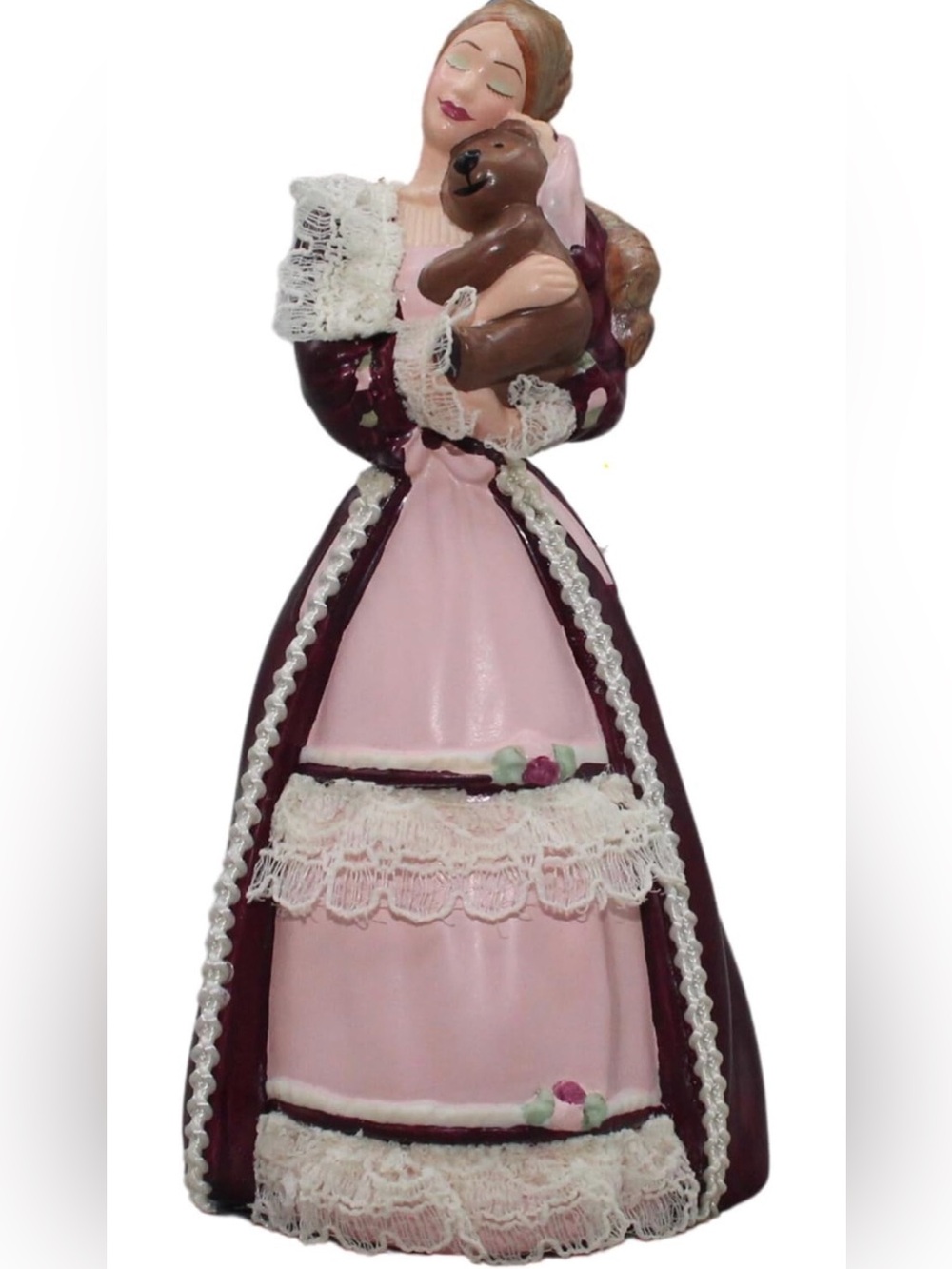 NEW 🆕 Hallmark Porcelain Barbie Holding Cedric Bear, 2001